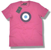 View Item Ben Sherman Retro Mod Target T Shirt Hot Pink 